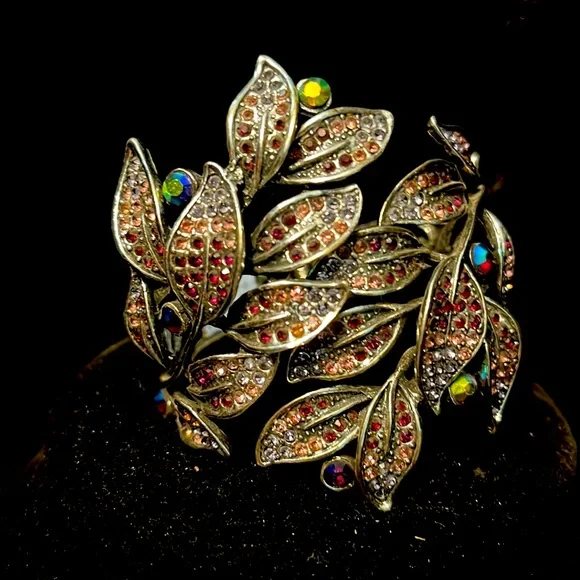 Silver Tone & Rhinestone Bracelet - Picture 1 of 5